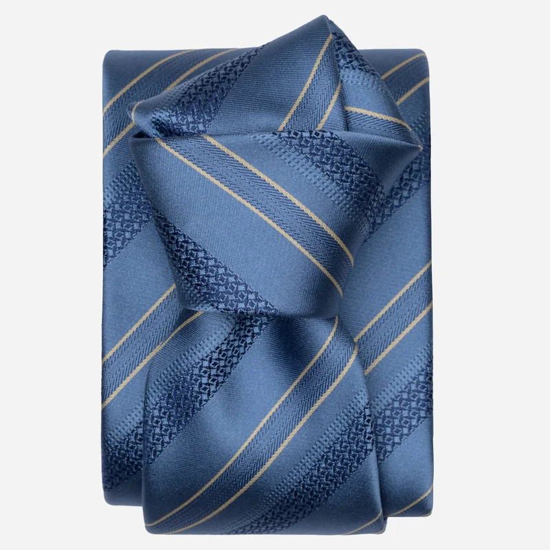 Varese - Silk Jacquard Tie - Blue