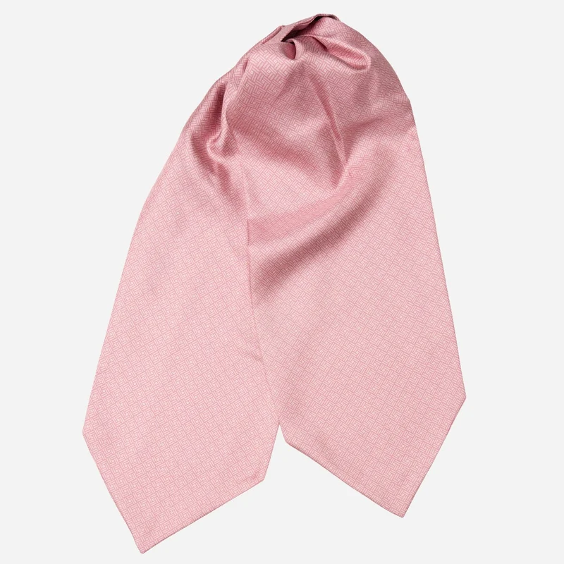 Sanremo - Silk Ascot Cravat Tie - Pink