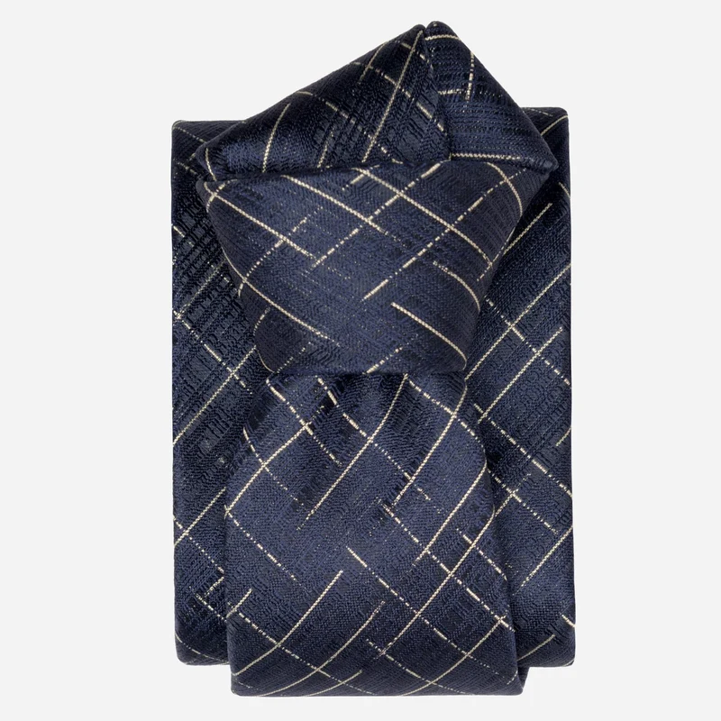 Morandi - Silk Jacquard Tie - Navy