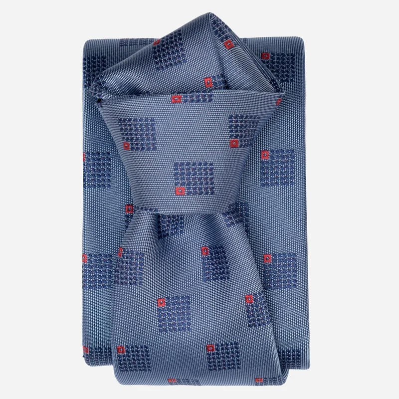 Siena - Silk Jacquard Tie - French Blue