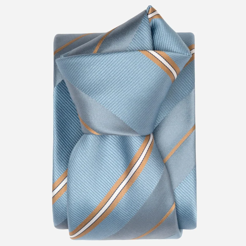 Toledo - Silk Jacquard Tie - Blue