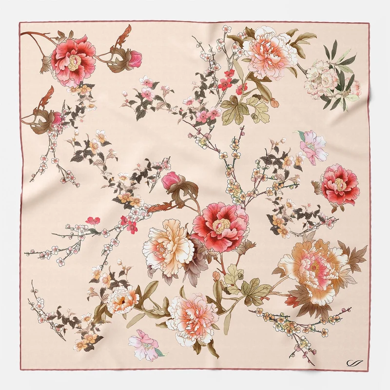 Carina - Silk Bandana - Blush