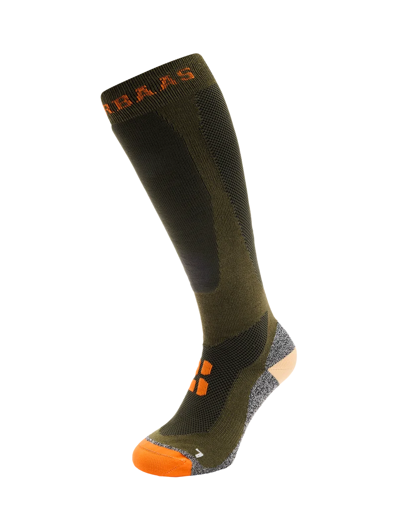 Bamboo Freeride Ski Socks | Olive Green