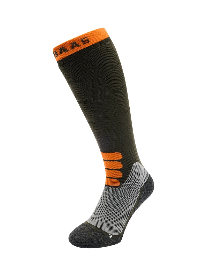Merino Pro Ski Socks | Olive Green