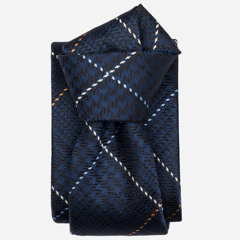 Spoleto - Silk Jacquard Tie - Navy