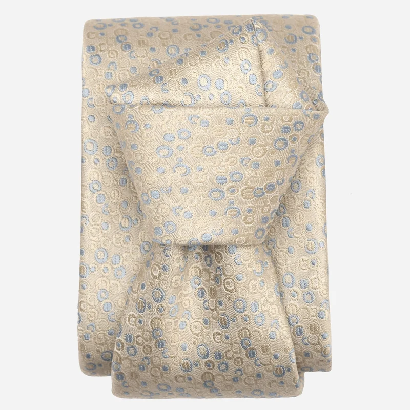 Spumante - Silk Jacquard Tie - Champagne
