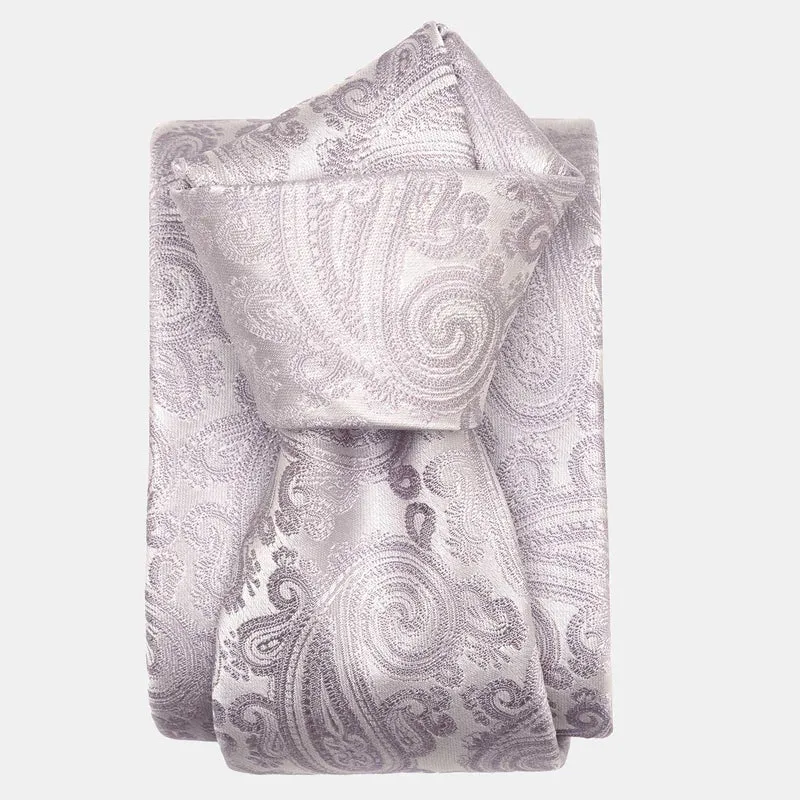 Soave - Silk Jacquard Tie - Light Lavender