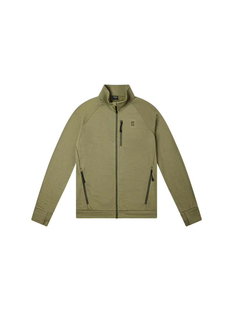 FS Waffle Jacket Men | Olive Green