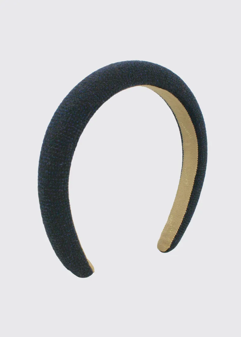 Shanderry Gewatteerde hoofdband - French Navy