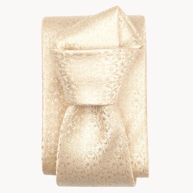 Parioli - Silk Jacquard Tie - Champagne