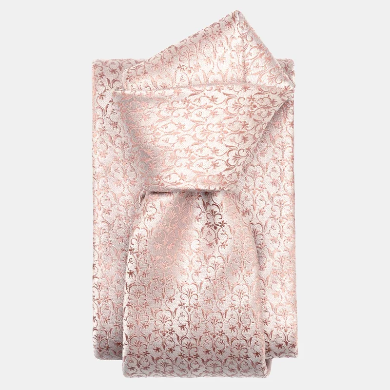 Parioli - Silk Jacquard Tie - Dusty Rose