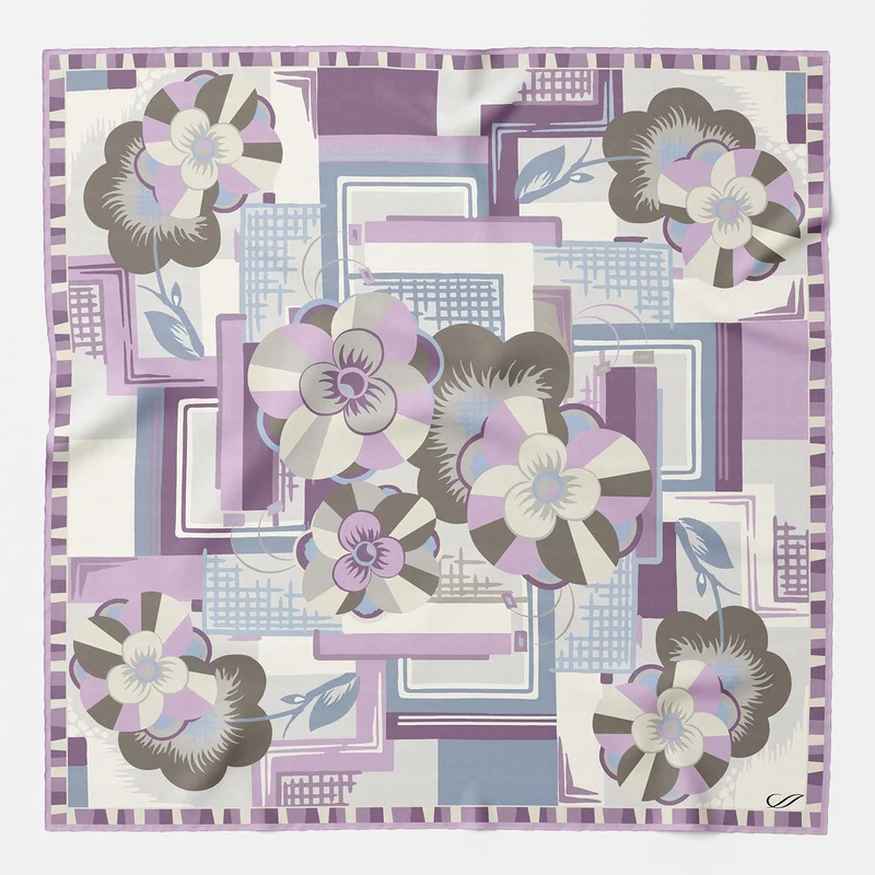Piero - Silk Pocket Square - Lavender
