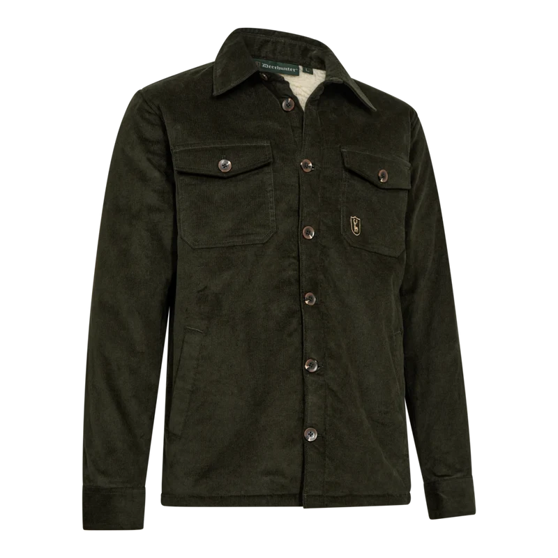 Deerhunter Sherpa Lined Corduroy Jacket, timber