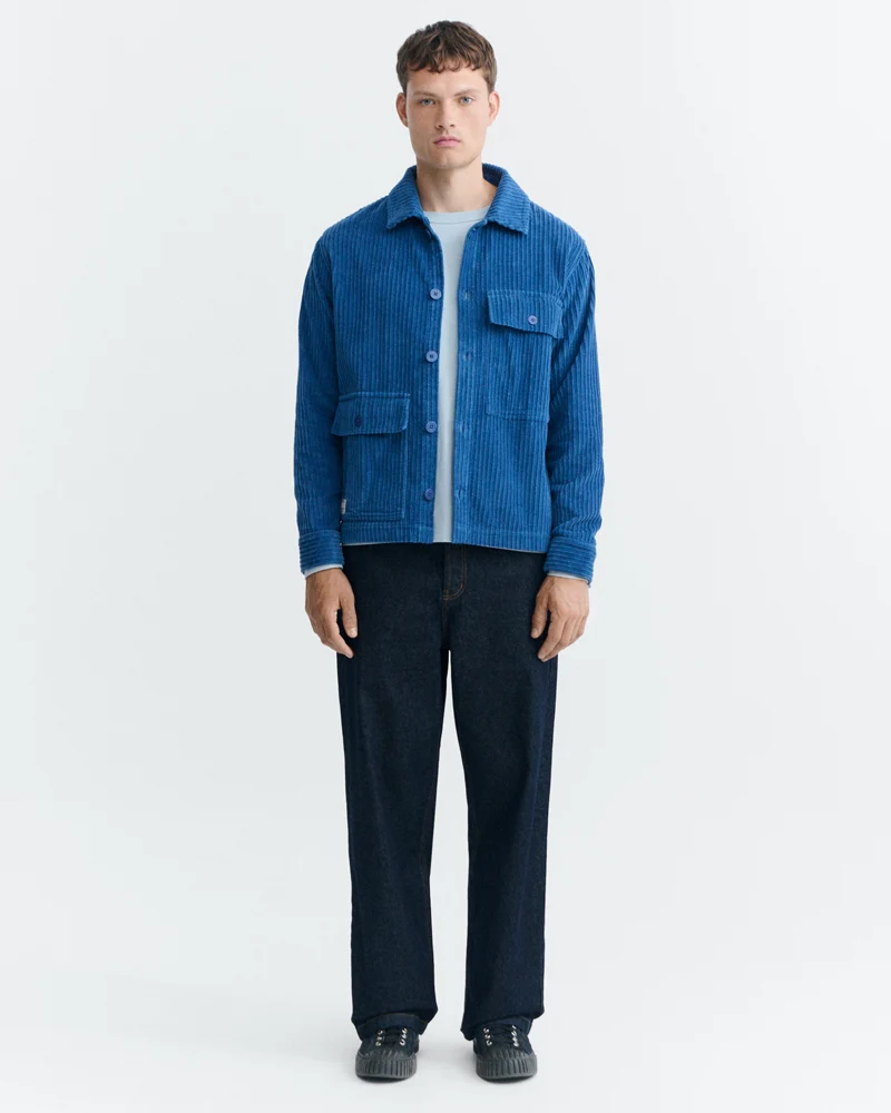 THINKING MU corduroy overshirt CABIN DELFT biologisch katoen