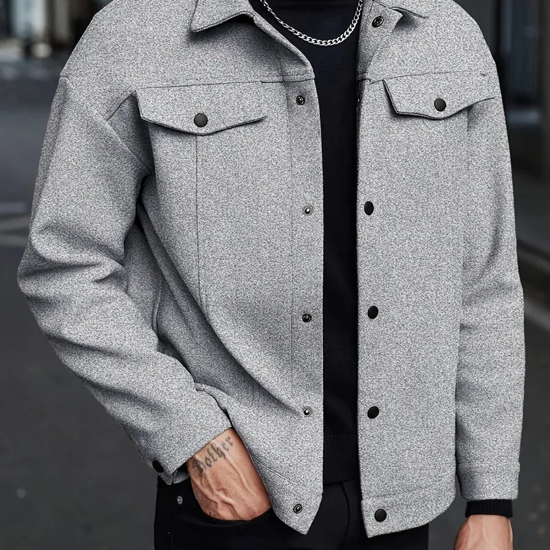 Men's Tailored Zip Jacket for Stylish Comfort