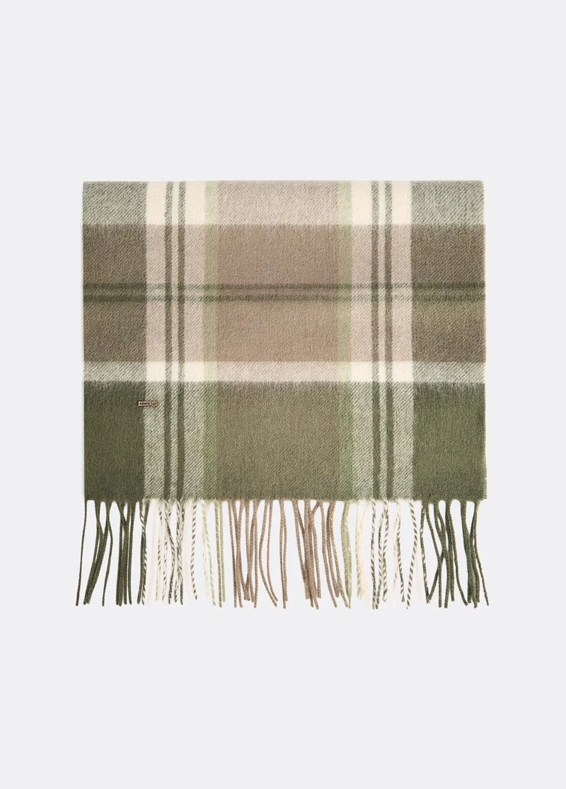 New Ross Sjaal Ruit-dessin - Dusky Green