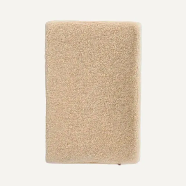 Kico label hoeslaken kinderbed merinowol beige