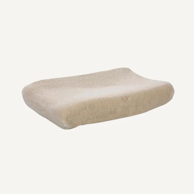 Kico label aankleedkussenhoes merinowol beige 50x70 cm