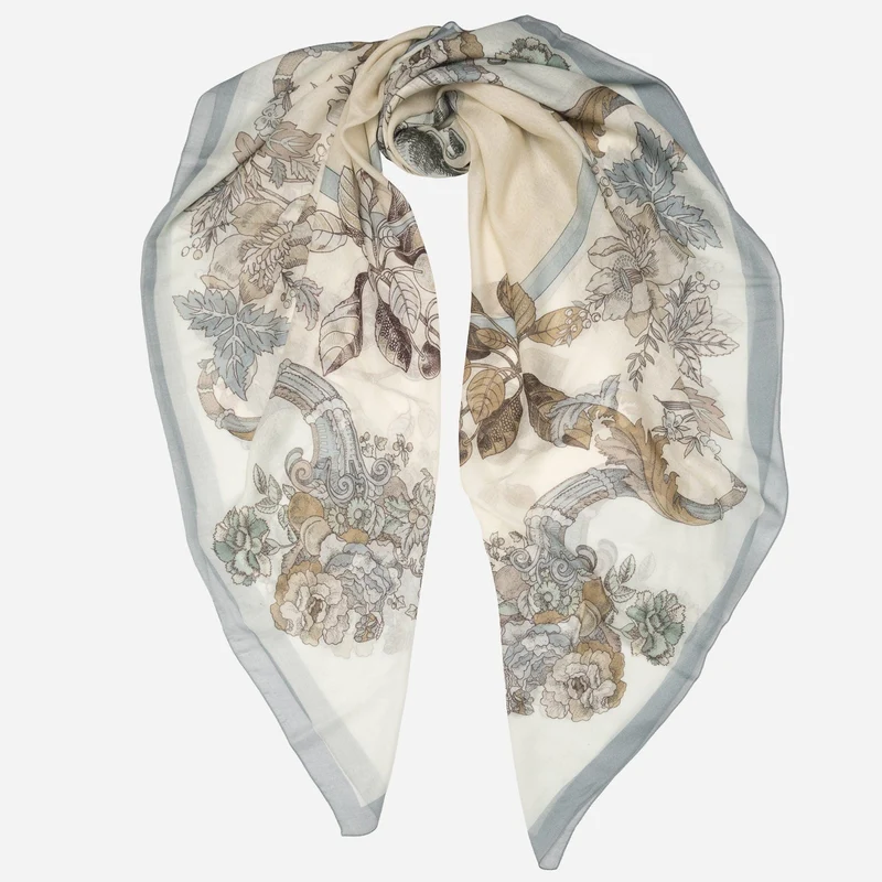 Aurora - Modal Cashmere Scarf Shawl - Powder Blue