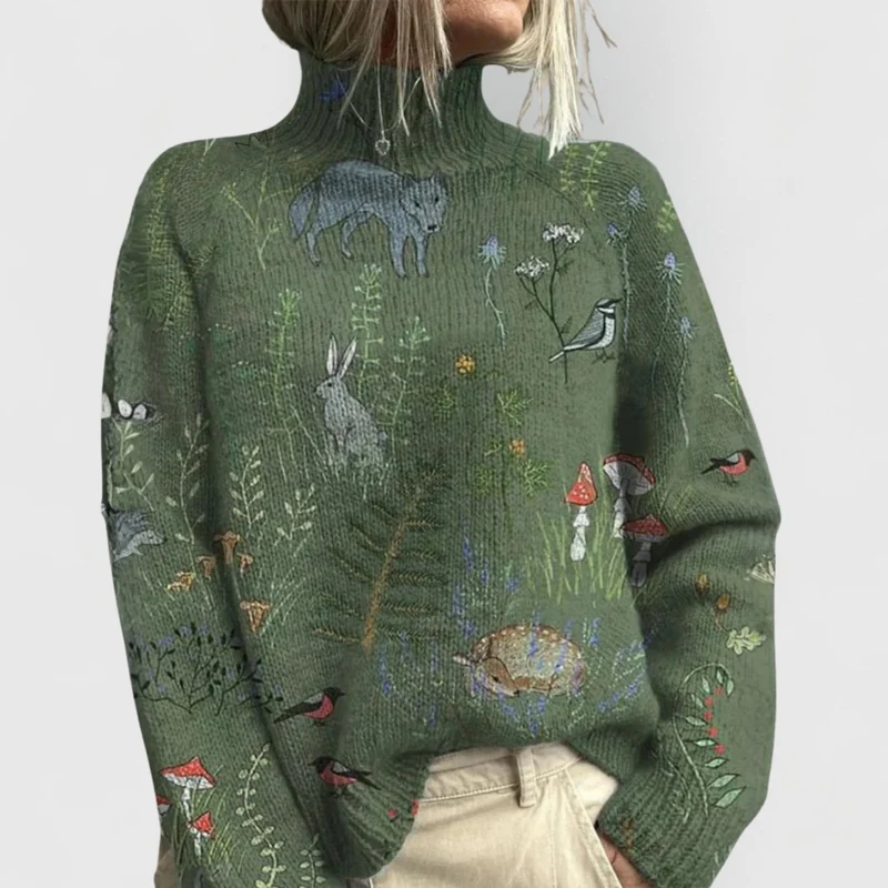 Women's Elegant Turtleneck Sweater