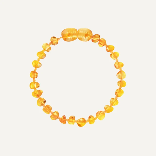 Barnsteen armband honey 14 cm