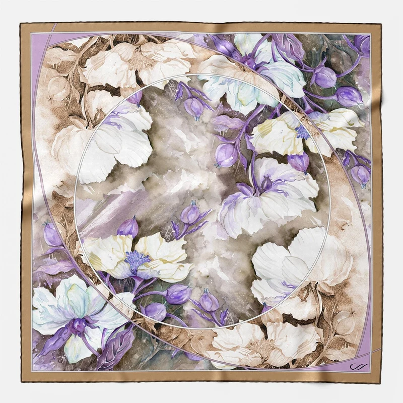 Odetta - Silk Bandana - Lavender