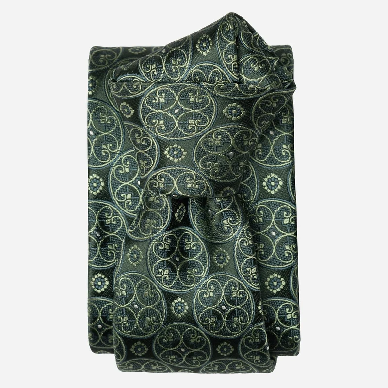 Palladio - Silk Jacquard Tie - Forest Green