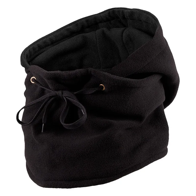 Thermo bivakmuts heren - Fleece - Zwart - 1-Stuk