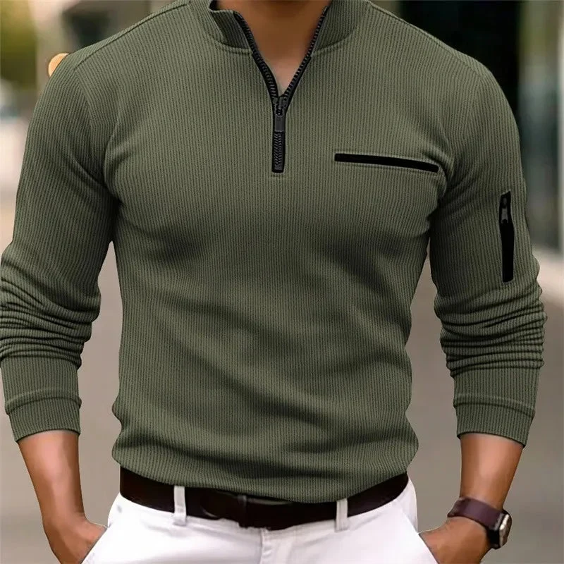 Men's Classic Quarter-Zip Sweater