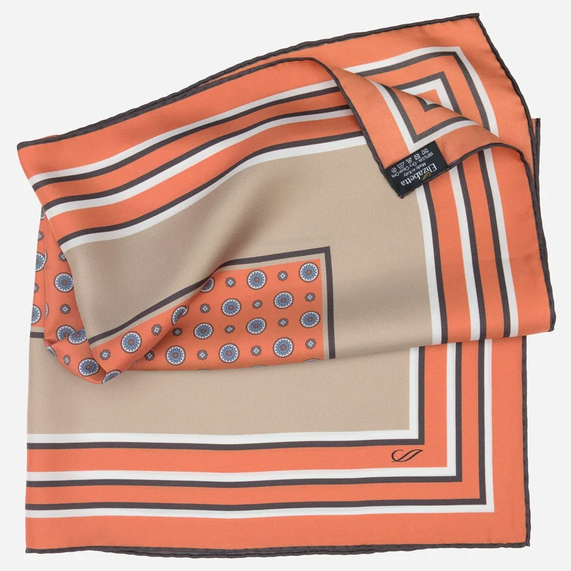 Aldo - Silk Neckerchief - Tangerine