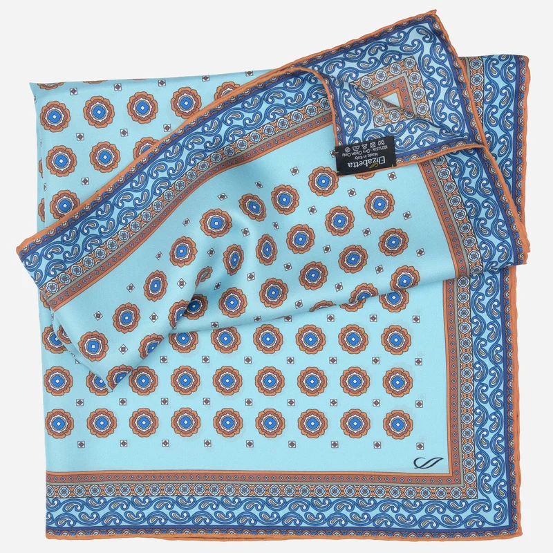 Orsini - Silk Neckerchief - Blue