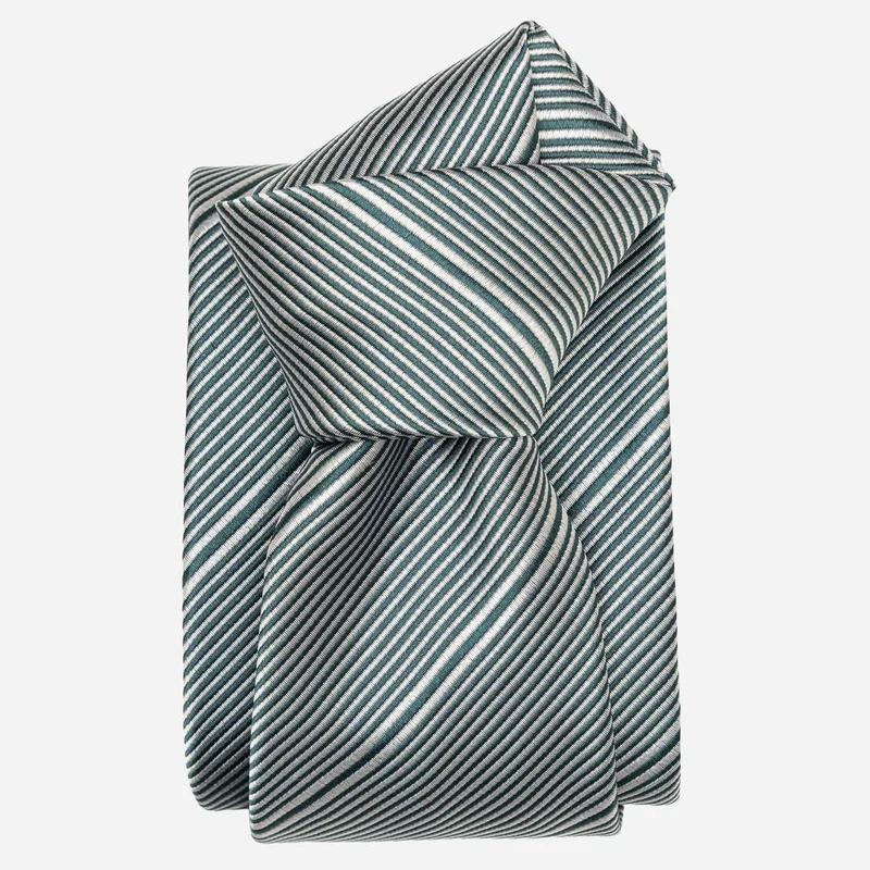 Matteo - Silk Jacquard Tie - Green