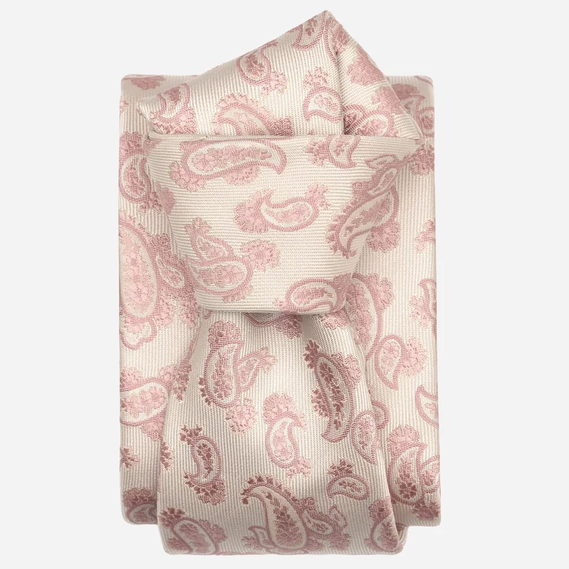 Colombo - Silk Jacquard Tie - Pink