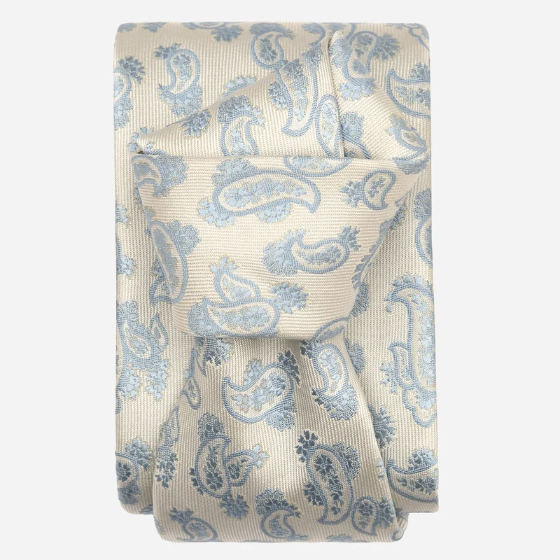 Colombo - Silk Jacquard Tie - Sky Blue