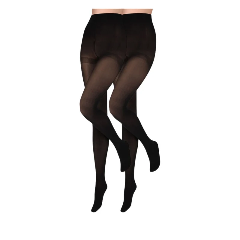 Dames panty 60 denier - microfiber - 2-Pak