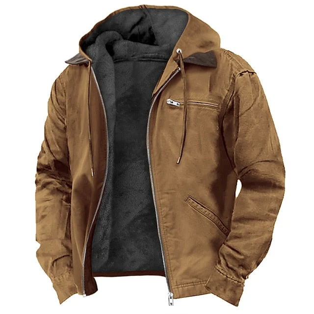 Men's Refined Modern Waterproof Winter Rain Jacket