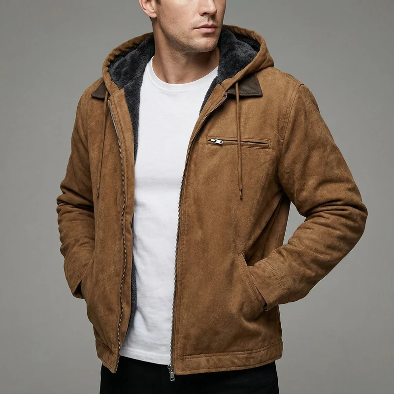 Men's Rugged Insulated Casual Winter Jacket