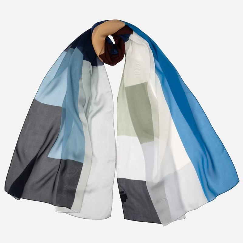 Genevra - Silk Scarf Shawl