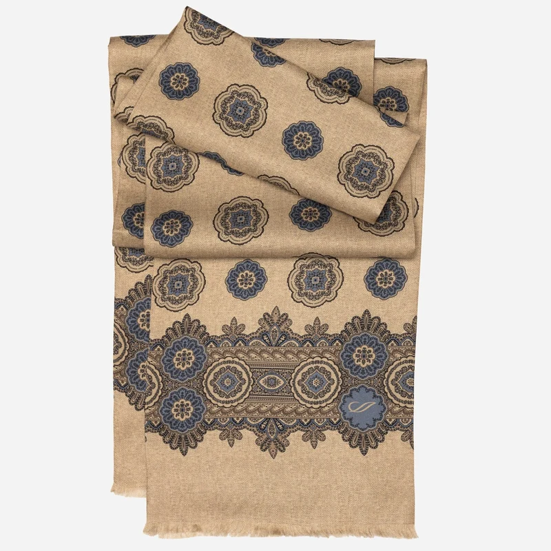 Silvestri - Silk Scarf - Golden Wheat