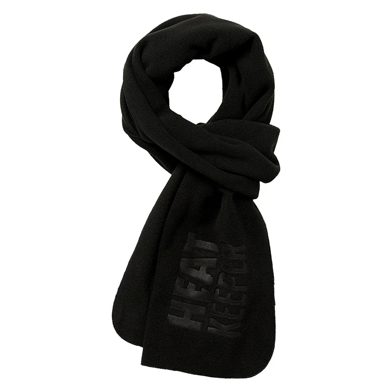 Thermo sjaal fleece uniseks - Zwart - 1-Stuk