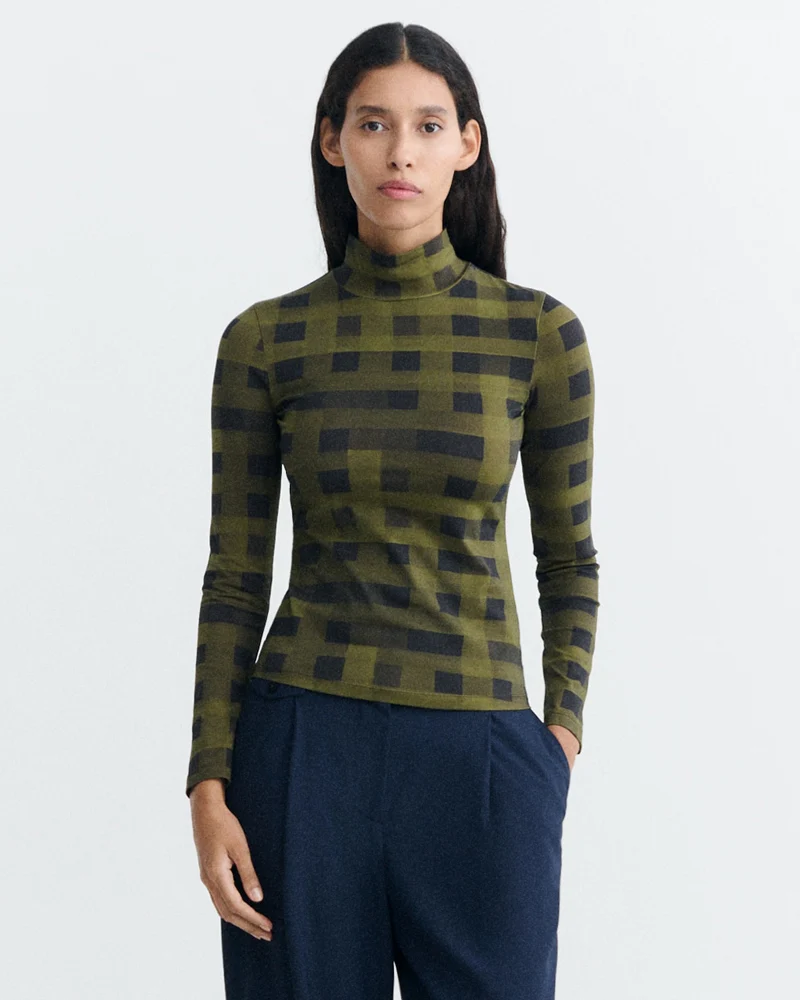 THINKING MU longsleeve ELLEN GREEN biologisch katoen