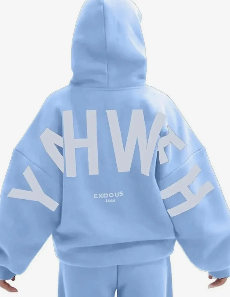 Women's Oversized Fleece Hoodie with Print for Streetwear Style