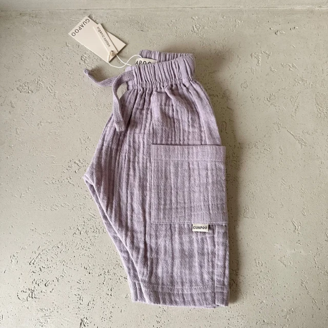 Guapoo mousseline broek lila