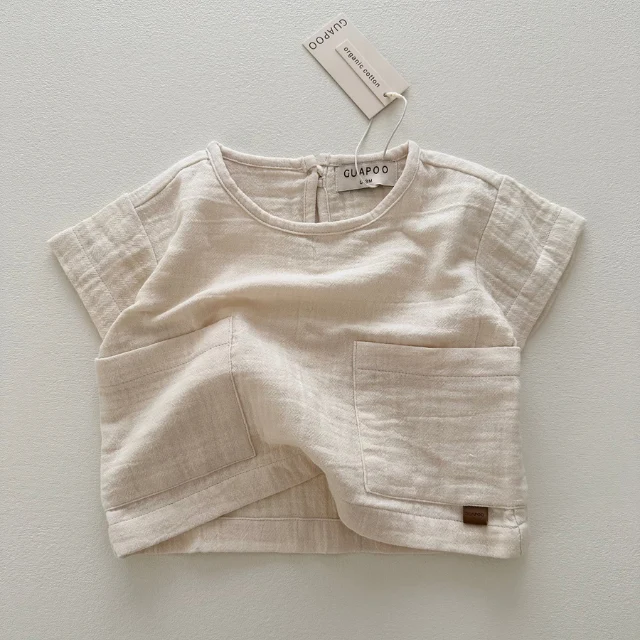 Guapoo mousseline t-shirt beige