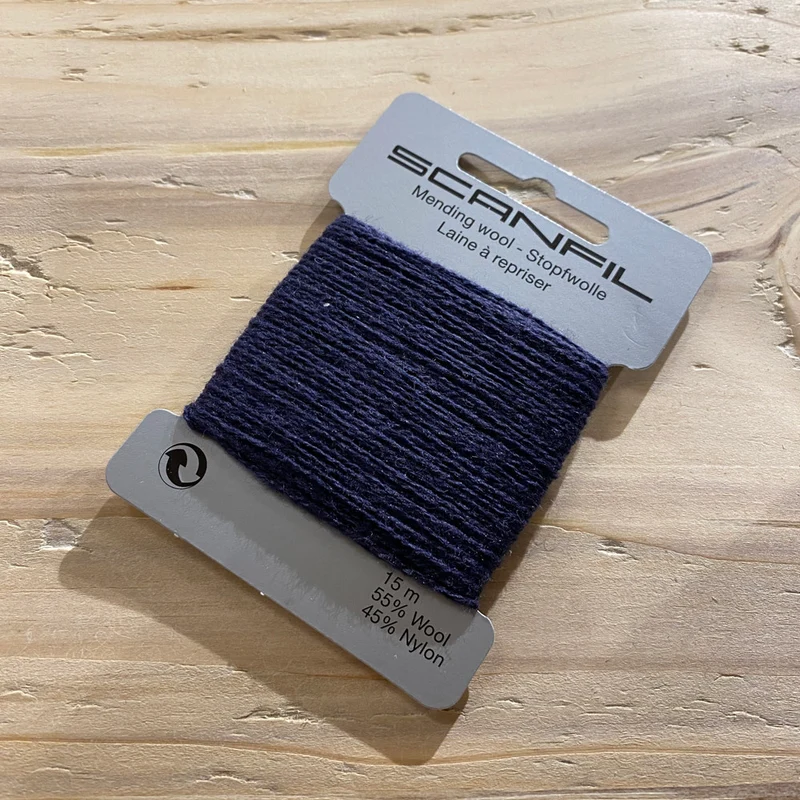 Stopwol voor wollen sokken DONKERBLAUW 82