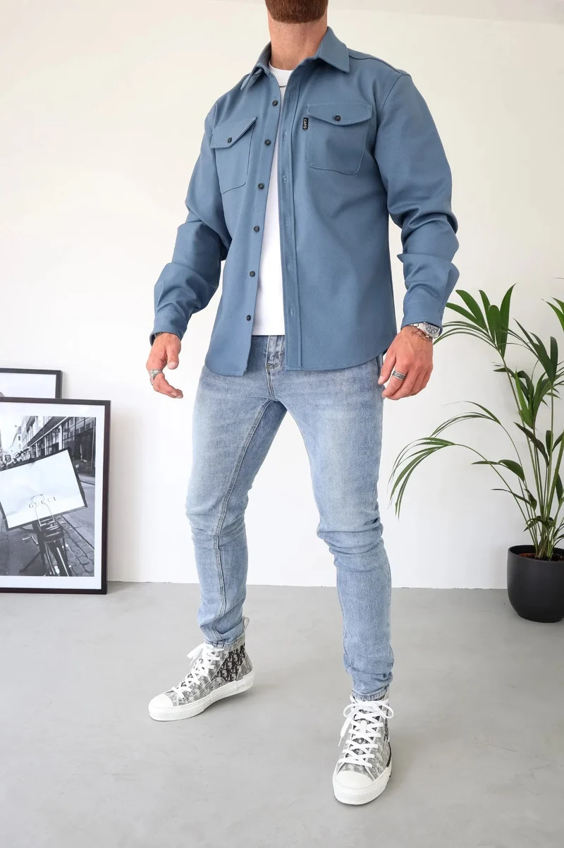 Men's Versatile Casual Shirt Jacket – Stylish and Comfortable
