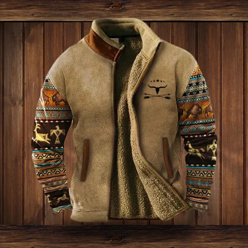 Men's Warm Western-Style Jacket