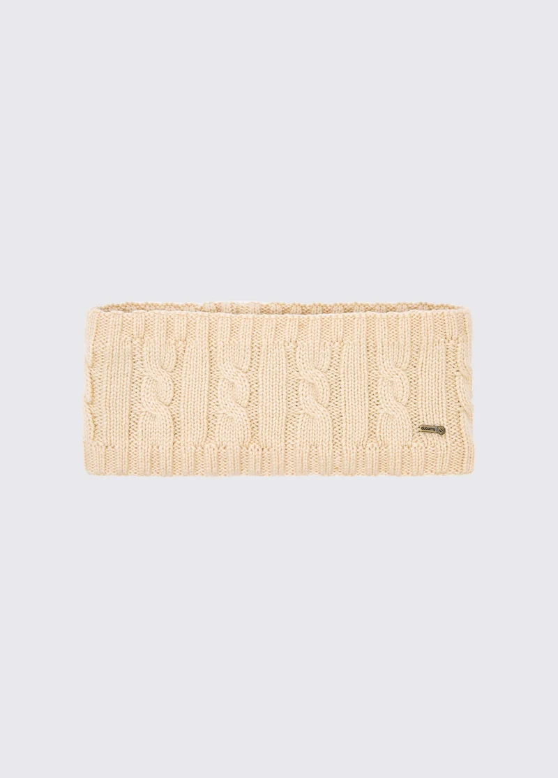 Gleeson Gebreide Hoofdband - Chalk