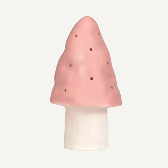 Egmont toys lamp paddenstoel vintage roze 15x28 cm