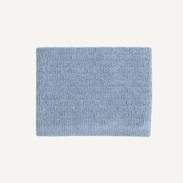 Hvid sjaal gigi light blue